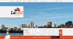 Desktop Screenshot of lacasaimoveis.com.br